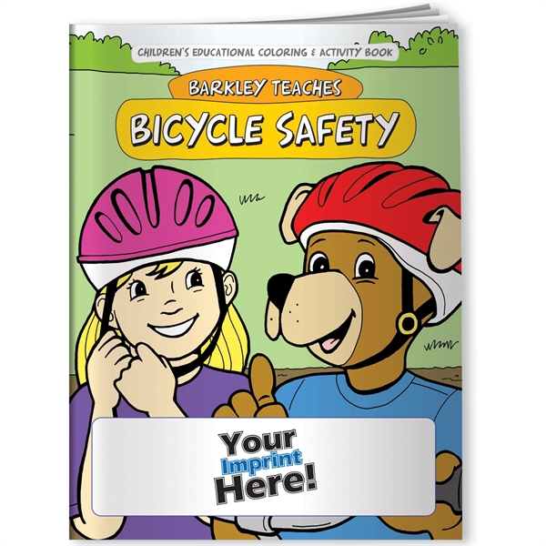 Coloring Book - Bicycle Safety... from ASI 54100 Fields Manufacturing Inc / Better Life Line