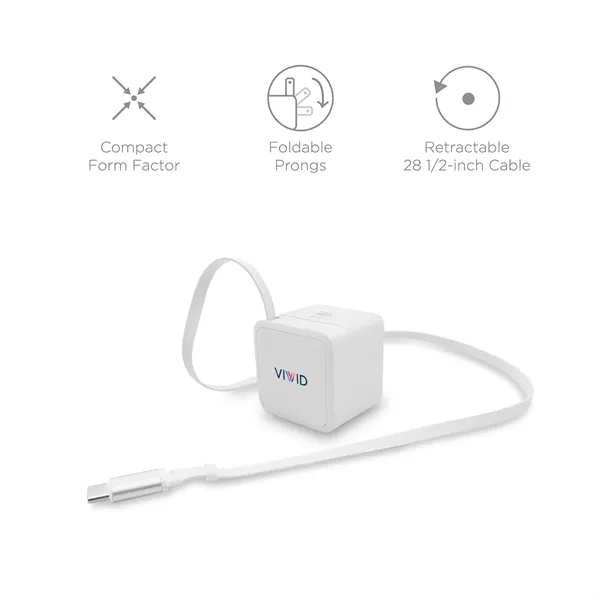 Item #AD035 Miro, 35W Wall Charger with Type-C Cable US Plug
