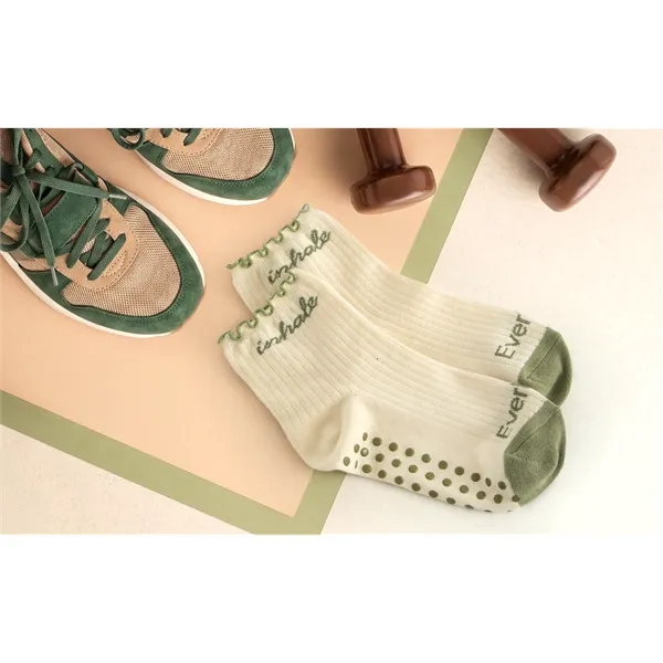 One Pair of One-Size-Fits-All Socks with Woven-In Jacquard Design Up to... from ASI 45657 Pop! Promos