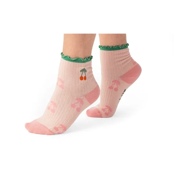 One Pair of One-Size-Fits-All Socks with Woven-In Jacquard Design Up to... from ASI 45657 Pop! Promos
