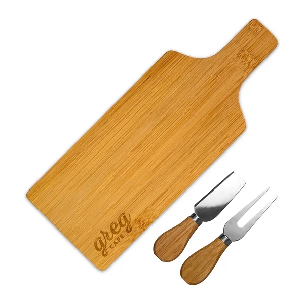 Handy Bamboo Charcuterie Set... from ASI 30208 A P Specialties / AP Specialties