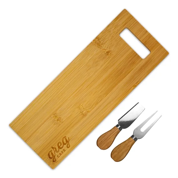 Item #CPP-7931 Bamboo Charcuterie Set