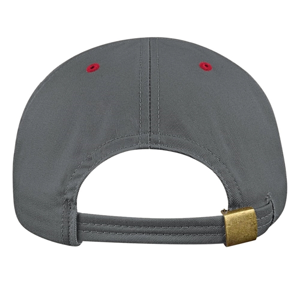 Lowstyle Structured Cotton Twill Union/USA Made Baseball Cap With Fabric Strap-Buckle.... from ASI 73775 Unionwear