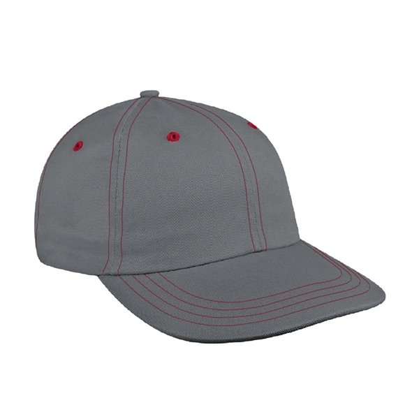 Lowstyle Structured Cotton Twill Union/USA Made Baseball Cap With Fabric Strap-Buckle.... from ASI 73775 Unionwear