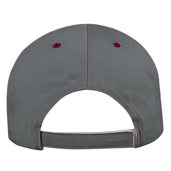 Lowstyle Structured Cotton Twill Union/USA Made Baseball Cap With Fabric Strap-Buckle.... from ASI 73775 Unionwear