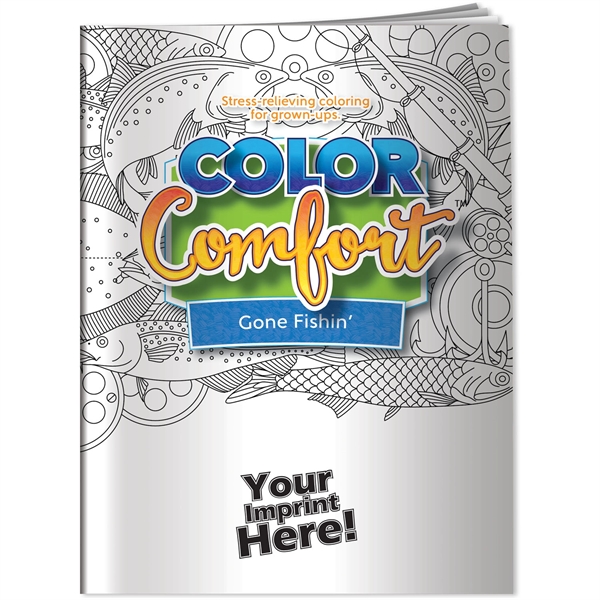 Adult coloring book with 24 pages of fishing themed images.... from ASI 54100 Fields Manufacturing Inc / Better Life Line