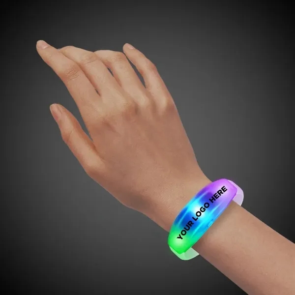 Silicone LED bracelets... from ASI 42016 Brighter Promotions Inc
