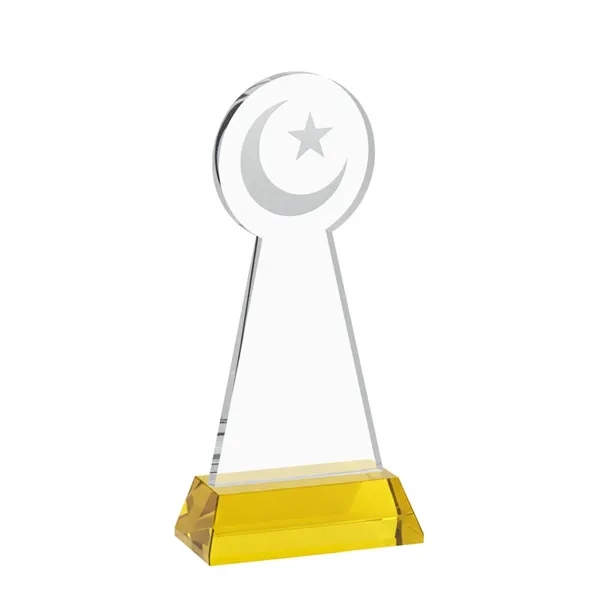 Item #AWS4336-D Crescent & Star Award on Hartford Base - Gold