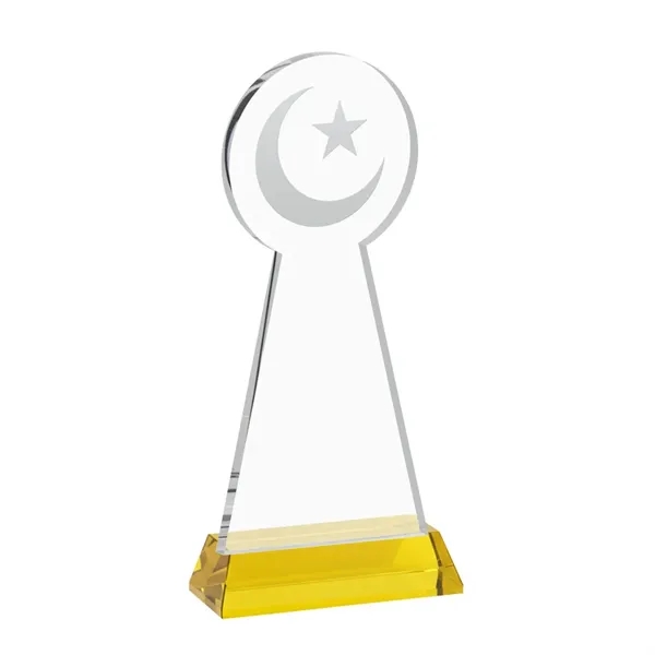 Item #AWS4336-D Crescent & Star Award on Hartford Base - Gold