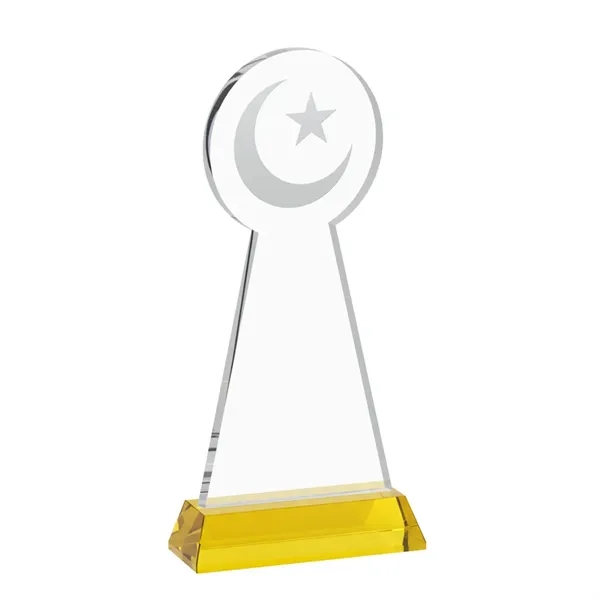 Item #AWS4336-D Crescent & Star Award on Hartford Base - Gold