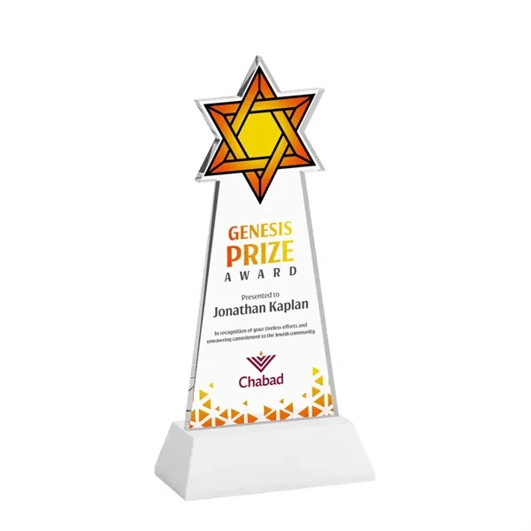 Crafted from premium optical crystal, this striking Star of David VividPrint™... from ASI 84592 St Regis Group / St Regis