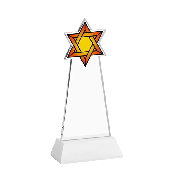 Crafted from premium optical crystal, this striking Star of David VividPrint™... from ASI 84592 St Regis Group / St Regis
