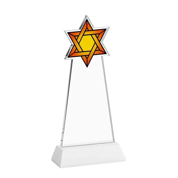 Crafted from premium optical crystal, this striking Star of David VividPrint™... from ASI 84592 St Regis Group / St Regis