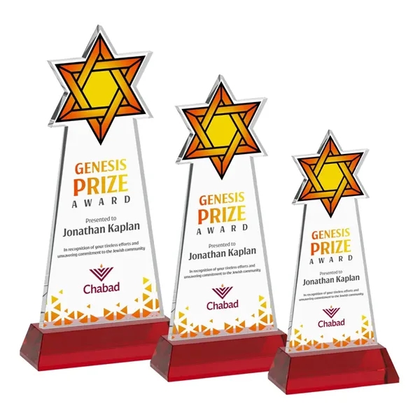 Crafted from premium optical crystal, this striking Star of David VividPrint™... from ASI 84592 St Regis Group / St Regis