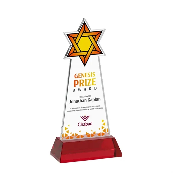 Crafted from premium optical crystal, this striking Star of David VividPrint™... from ASI 84592 St Regis Group / St Regis