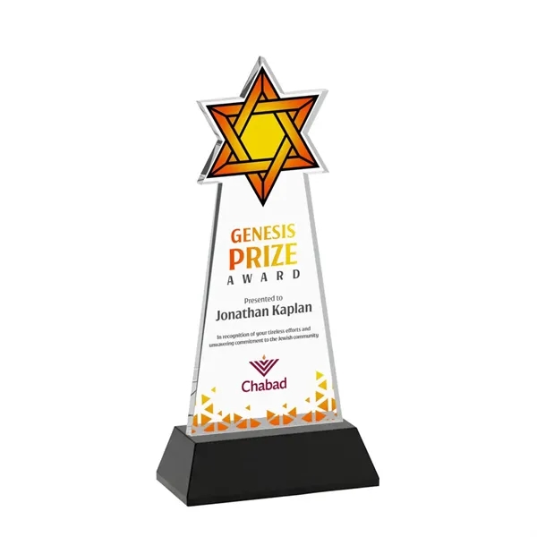Crafted from premium optical crystal, this striking Star of David VividPrint™... from ASI 84592 St Regis Group / St Regis