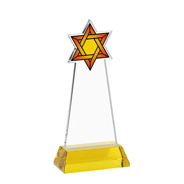 Crafted from premium optical crystal, this striking Star of David VividPrint™... from ASI 84592 St Regis Group / St Regis