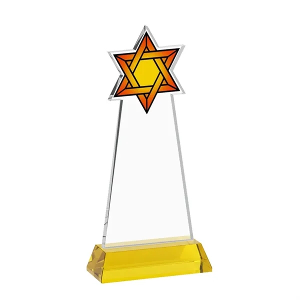 Crafted from premium optical crystal, this striking Star of David VividPrint™... from ASI 84592 St Regis Group / St Regis