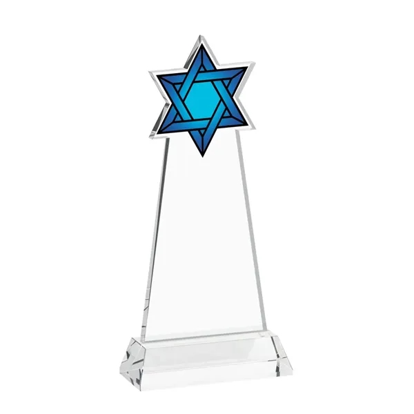 Crafted from premium optical crystal, this striking Star of David VividPrint™... from ASI 84592 St Regis Group / St Regis