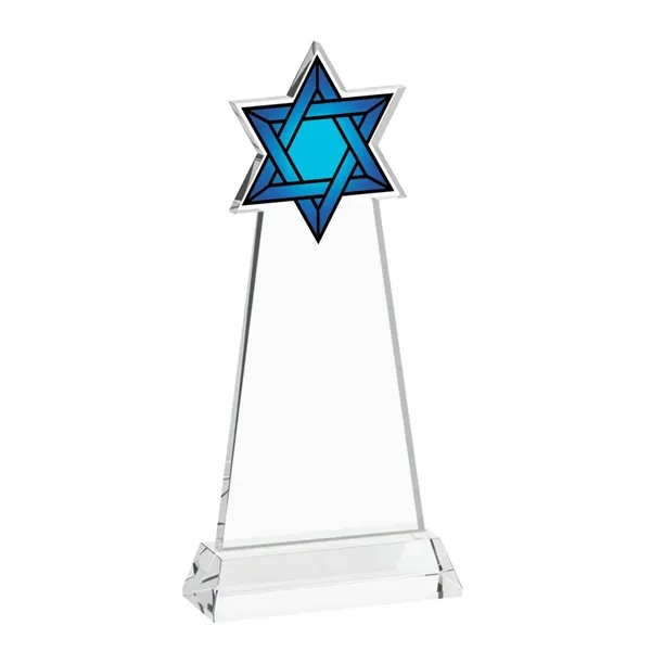 Crafted from premium optical crystal, this striking Star of David VividPrint™... from ASI 84592 St Regis Group / St Regis