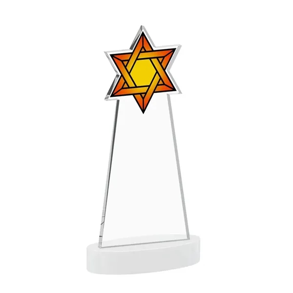 Crafted from premium optical crystal, this striking Star of David VividPrint™... from ASI 84592 St Regis Group / St Regis