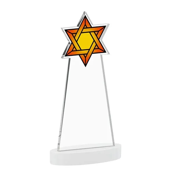 Crafted from premium optical crystal, this striking Star of David VividPrint™... from ASI 84592 St Regis Group / St Regis