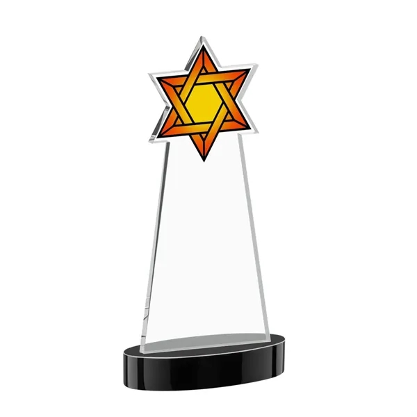 Crafted from premium optical crystal, this striking Star of David VividPrint™... from ASI 84592 St Regis Group / St Regis