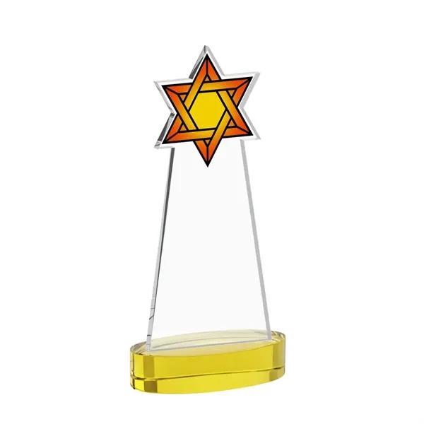 Crafted from premium optical crystal, this striking Star of David VividPrint™... from ASI 84592 St Regis Group / St Regis