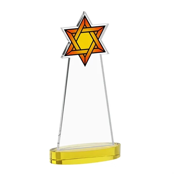 Crafted from premium optical crystal, this striking Star of David VividPrint™... from ASI 84592 St Regis Group / St Regis