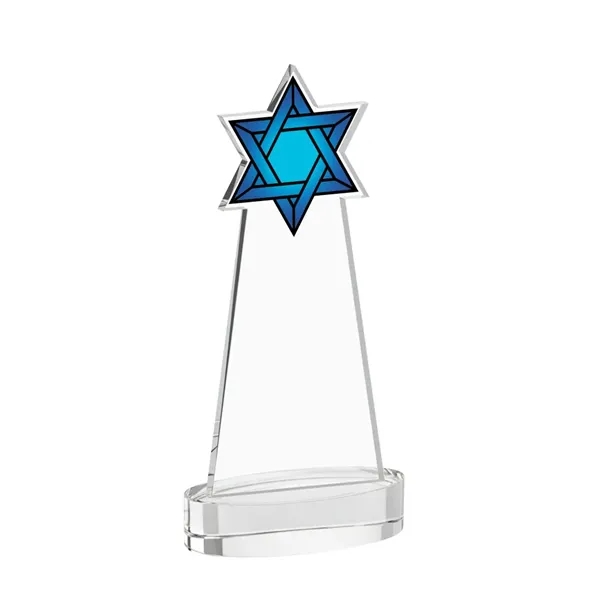 Crafted from premium optical crystal, this striking Star of David VividPrint™... from ASI 84592 St Regis Group / St Regis