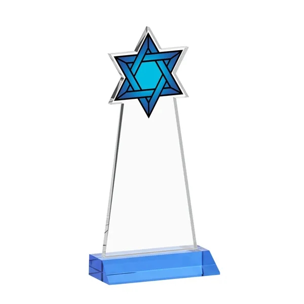 Crafted from premium optical crystal, this striking Star of David award... from ASI 84592 St Regis Group / St Regis