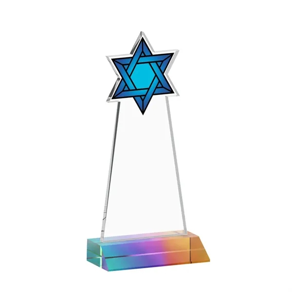 Item #AWARD AWV431-M Star of David VividPrint™ Award - Prismatic