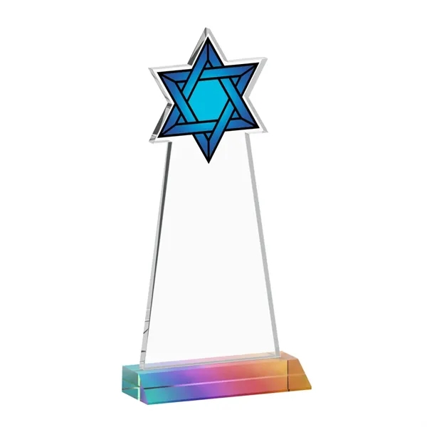 Item #AWARD AWV431-M Star of David VividPrint™ Award - Prismatic