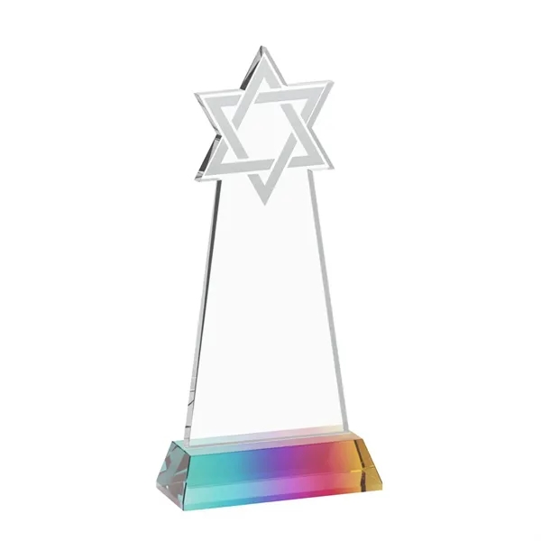 Crafted from premium optical crystal, this striking Star of David award... from ASI 84592 St Regis Group / St Regis