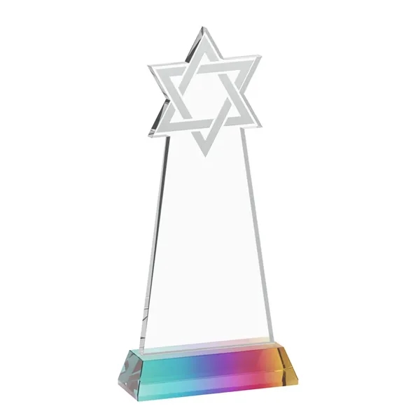 Crafted from premium optical crystal, this striking Star of David award... from ASI 84592 St Regis Group / St Regis