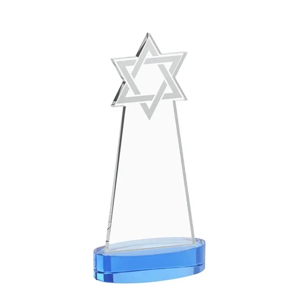 Crafted from premium optical crystal, this striking Star of David award... from ASI 84592 St Regis Group / St Regis