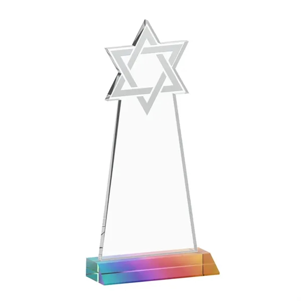 Crafted from premium optical crystal, this striking Star of David award... from ASI 84592 St Regis Group / St Regis