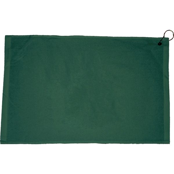 Turkish hemmed golf towel made of velour, measuring 12" x 17",... from ASI 38120 Ball Pro / Diversified Quality Kitchenware