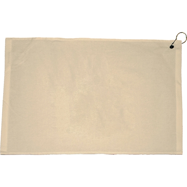 Turkish hemmed golf towel made of velour, measuring 12" x 17",... from ASI 38120 Ball Pro / Diversified Quality Kitchenware