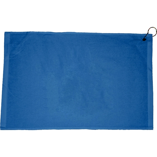 Turkish hemmed golf towel made of velour, measuring 12" x 17",... from ASI 38120 Ball Pro / Diversified Quality Kitchenware