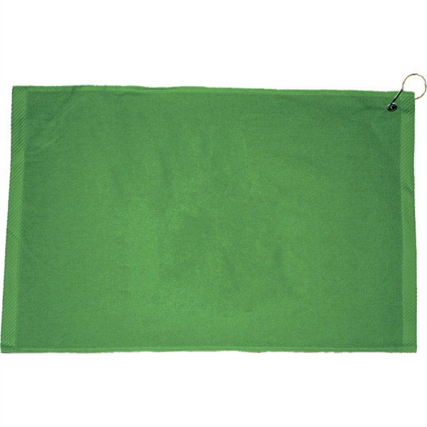 Turkish hemmed golf towel made of velour, measuring 12" x 17",... from ASI 38120 Ball Pro / Diversified Quality Kitchenware