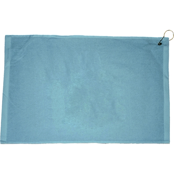 Turkish hemmed golf towel made of velour, measuring 12" x 17",... from ASI 38120 Ball Pro / Diversified Quality Kitchenware