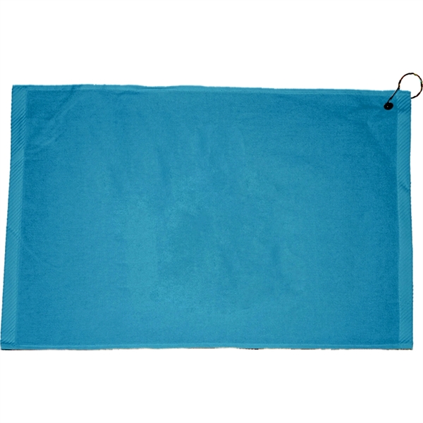 Turkish hemmed golf towel made of velour, measuring 12" x 17",... from ASI 38120 Ball Pro / Diversified Quality Kitchenware