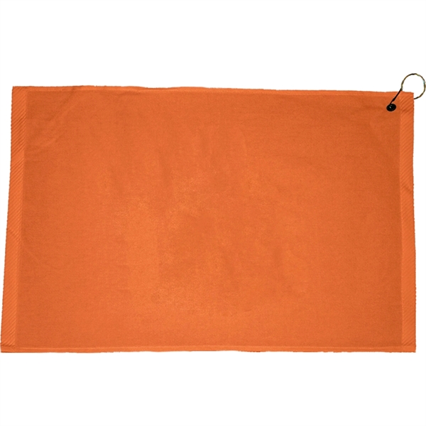Turkish hemmed golf towel made of velour, measuring 12" x 17",... from ASI 38120 Ball Pro / Diversified Quality Kitchenware