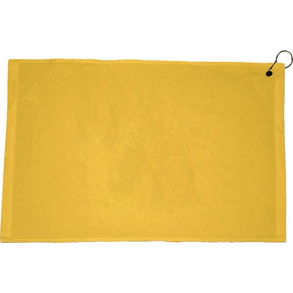Turkish hemmed golf towel made of velour, measuring 12" x 17",... from ASI 38120 Ball Pro / Diversified Quality Kitchenware