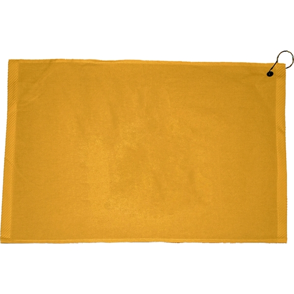 Turkish hemmed golf towel made of velour, measuring 12" x 17",... from ASI 38120 Ball Pro / Diversified Quality Kitchenware