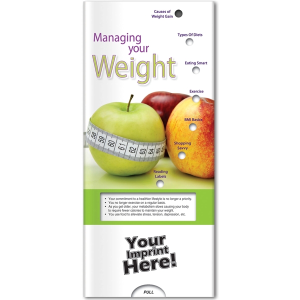 Pocket Slider - Managing Your Weight.... from ASI 54100 Fields Manufacturing Inc / Better Life Line