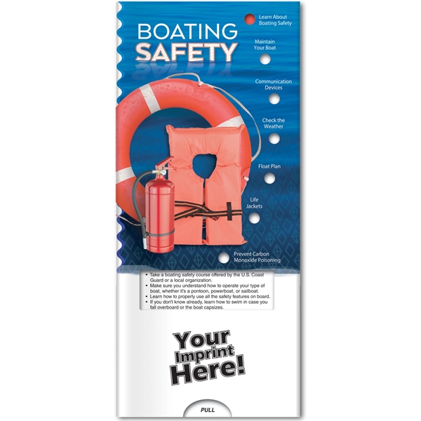 Pocket Slider  - Boating Safety... from ASI 54100 Fields Manufacturing Inc / Better Life Line
