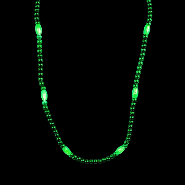 Light-up green bead necklaces. Blank.... from ASI 98360 WOWLine / WOWLine®