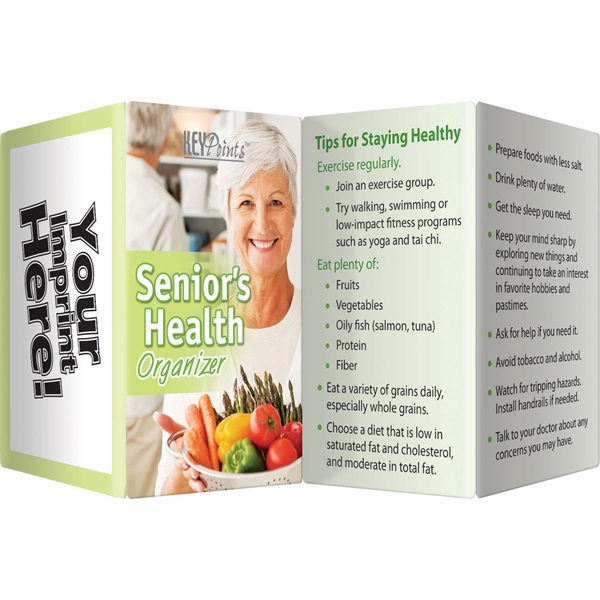Key Points - Senior's Health Organizer... from ASI 54100 Fields Manufacturing Inc / Better Life Line
